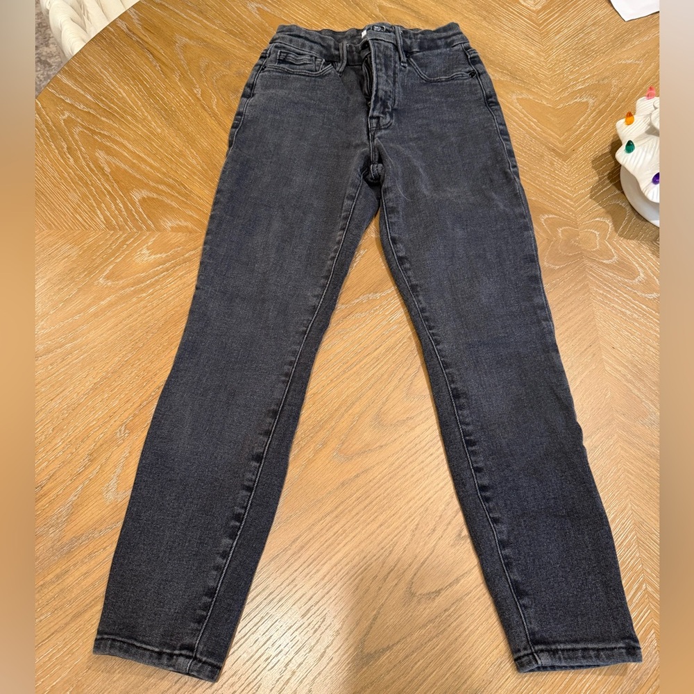 Good American Charcoal Denim Jeans